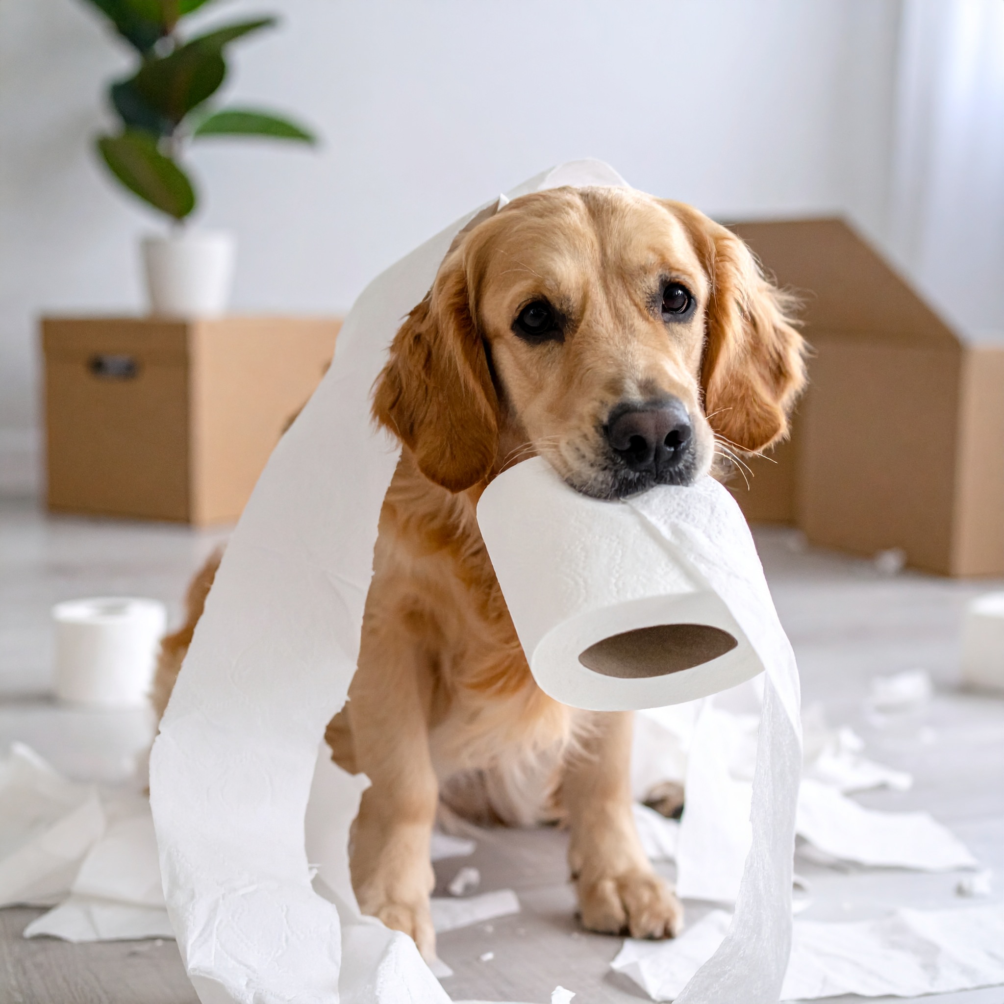 Frustrated dog