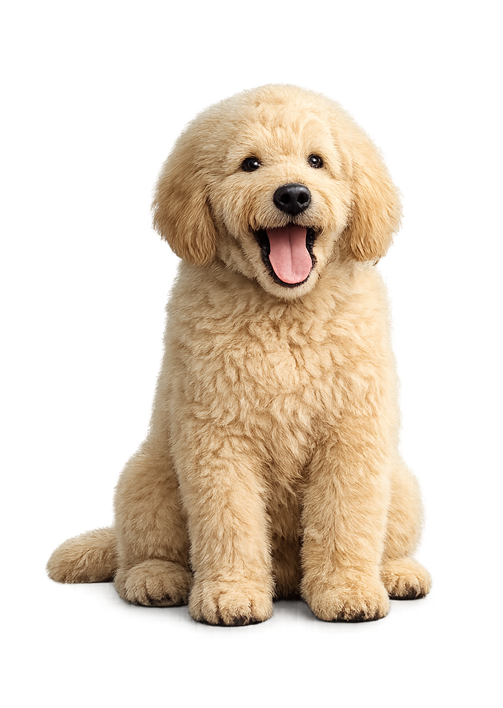 Happy dog after workout